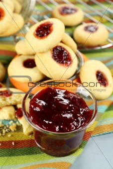 Strawberry Jam And Biscuits
