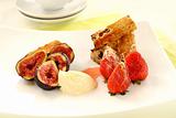 Toffee Strawberries And Figs