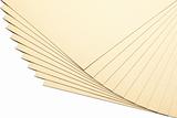 Several sheets of paper