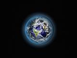 Blue Earth in space