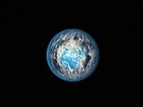 Blue Earth in space