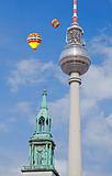 Berlin tv tower -  fernsehturm in Berlin 