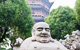 laughing buddha in Basita pagoda in Suzhou