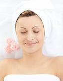 Dreaming woman having a massage 