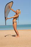 Girl in Bikini on the Beach