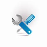 blue tool icon