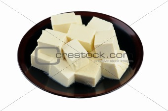 Plate of tofu