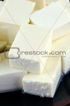 Tofu close up