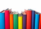 colorful books stack education
