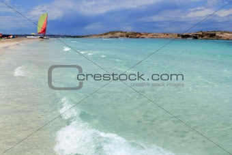 Illetes Formentera beach turquoise mediterranean
