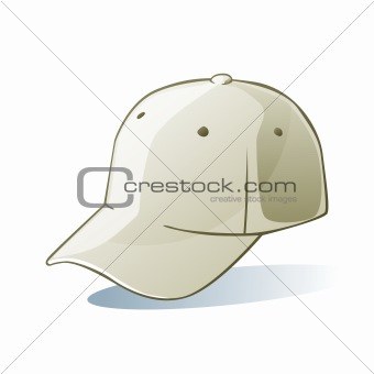 illustration of isolated hat