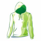 illustration of isolated hoodies