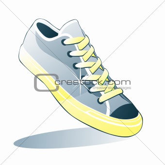 illustration of isolated shoes