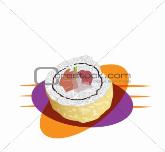 Sushi, vector illustration