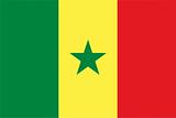 Senegal flag isolated illustration