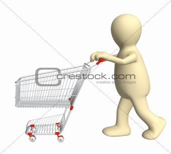 3d puppet, going for purchases