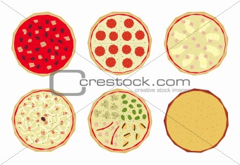 Pizza with toppings 1
