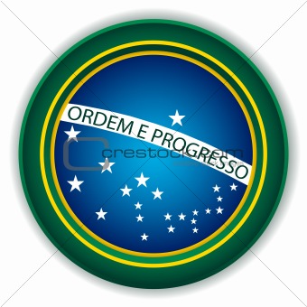 Brazil Button Flag