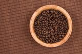 Coffee grains.
