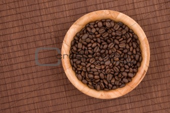 Coffee grains.