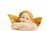 angel figurine upper part of body