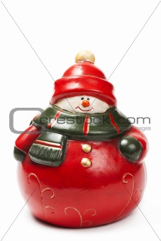 red fat snowman