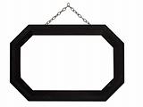 Octagonal Frame with Chain,