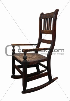 Old Wooden Rockin Chair
