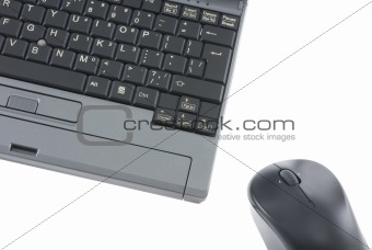  Laptop and mouse