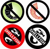 No Shellfish Sign