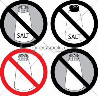 No Salt Sign
