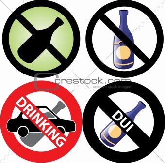 No Drinking Sign 3