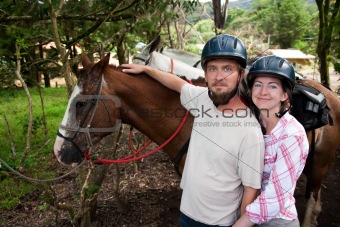 Equestrian Couple