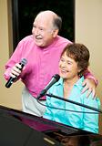 Singing Senior Couple