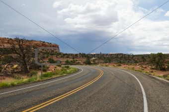 Curving road