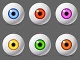Human eyeballs.