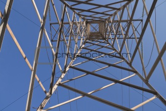 Electric tower from below