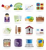 Finance, Business and office icons