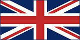 UK flag isolated vector illustration