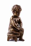 Bronze figurine of a boy