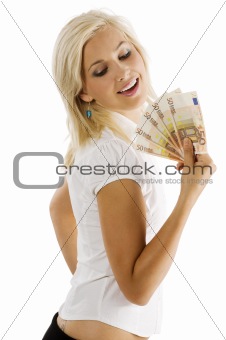 smiling euro woman