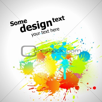 Abstract paint splash background