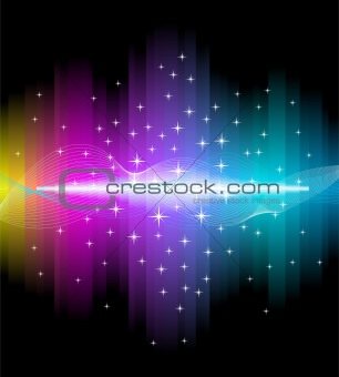 Electric light effect background