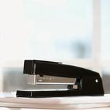 Black stapler.