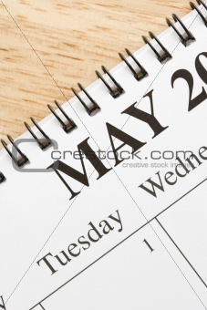 May on calendar.