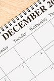 December on calendar.
