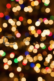 Abstract blurred lights.