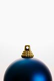 Blue Christmas ornament.