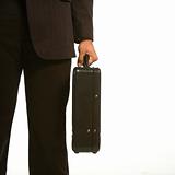 Businessman with briefcase.