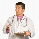 Male doctor.
